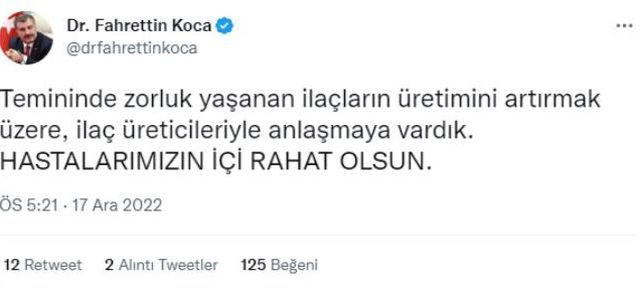 İlaç teminindeki soruna üç adımlı çözüm! Bakan Koca ayrıntıları paylaştı