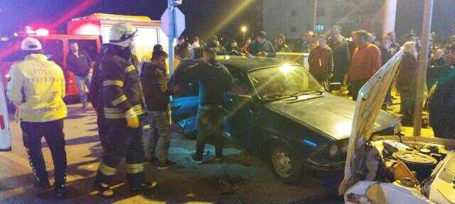 Fethiye'de iki otomobilin çarpıştığı kazada 10 kişi yaralandı