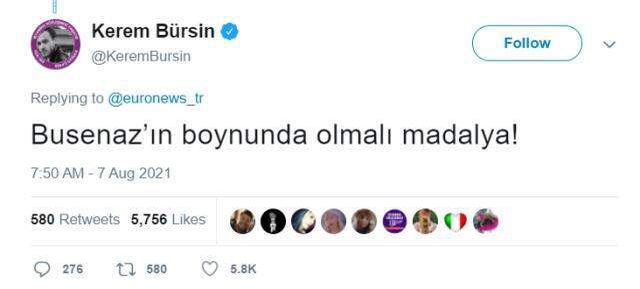 Şampiyon Busenaz tartışmalı fotoğrafla ilgili her şeyi tek tek anlattı! Olayı çok yanlış anlayan Kerem Bursin tweetini sildi