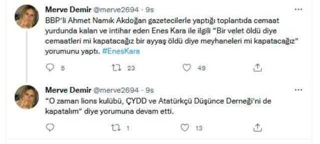 BBP'li Ahmet Namık Akdoğan'dan Enes Kara'yla ilgili tepki çeken sözler: Bir velet öldü diye cemaatleri mi kapatacağız?