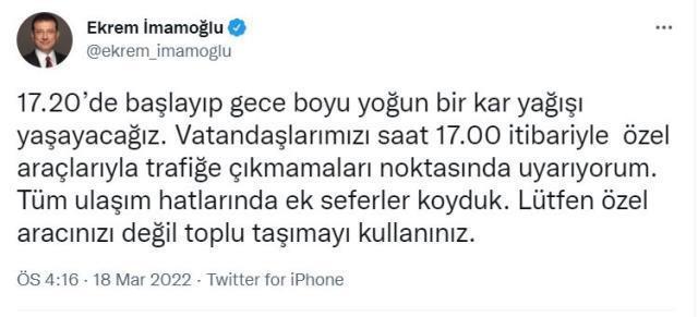 Son Dakika! İstanbul Valisi Yerlikaya'dan yağış uyarısı: 18.00-24.00 arası kar sağanakları var, dışarı çıkmayın