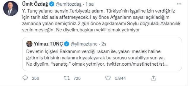 Mustafa Sandal ile AK Partili Tunç arasındaki Suriyeli tartışmasına Ümit Özdağ da dahil oldu