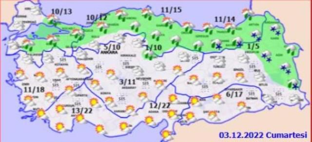 Meteoroloji'den 4 bölge için kritik uyarı! Kar yağışı ve sağanak bekleniyor