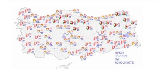 Meteorolojiden kuvvetli sağanak uyarısı! 16 Temmuz'da hava nasıl olacak? Meteoroloji hangi iller için uyarı verdi?