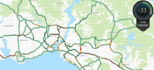 Trafik durumu haritası (CANLI) 5 Haziran İstanbul'da trafik yoğunluğu yüzde kaç?