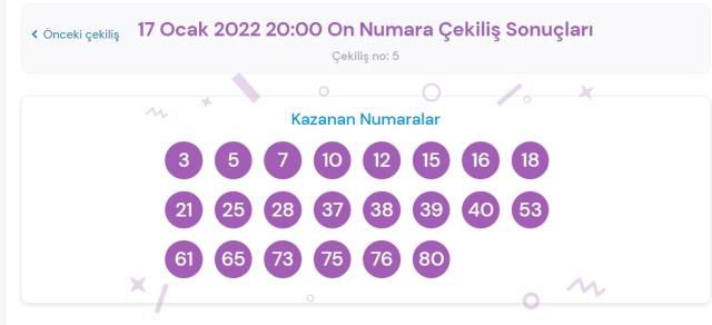On numara sonuçları AÇIKLANDI mı? 21 Ocak 2022 Pazartesi On numara sonuçlarına nereden bakılır? On numara çekiliş sorgulama ekranı!