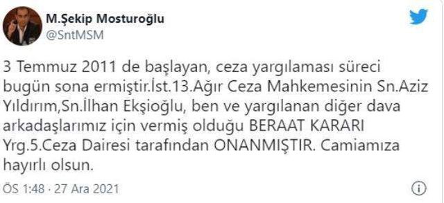 Futbolda şike kumpası: Fenerbahçe eski Başkanı Aziz Yıldırım'ın beraat kararı onandı