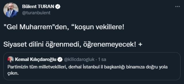 Yargıtay'ın Canan Kaftancıoğlu kararına AK Parti'den ilk yorum: Gel Muharrem'den, koşun vekillere!