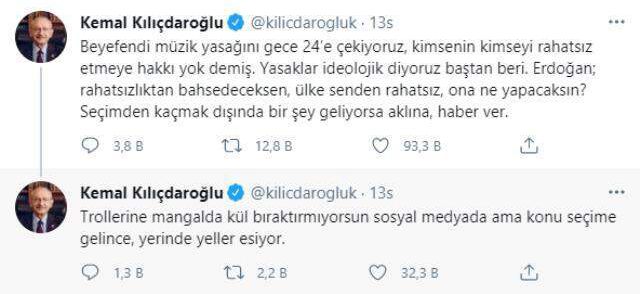 Kılıçdaroğlu'nun müzik kısıtlamasına tepki paylaşımında kullandığı 'boomer' ifadesi dikkat çekti