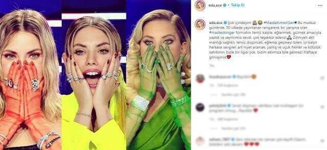 Maske Kimsin Sen yarışmasında satanizm ve paganizm propagandası yapıldığı iddialarına jüri Eda Ece'den yanıt