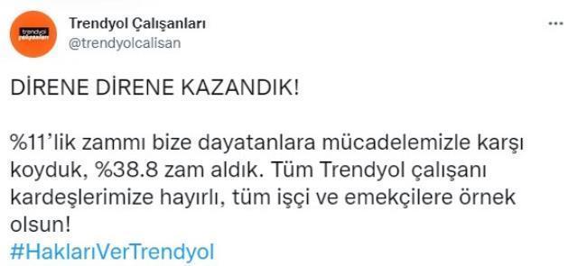 Kontak kapatan Trendyol kuryeleri istediklerini aldı! Zam yüzde 11'den yüzde 38'e çıktı