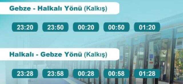 Marmaray son sefer saati ne zaman, saat kaçta seferler bitiyor?