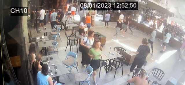 İzmir'deki İsveç Fahri Konsolosluğu'nda yapılan silahlı saldırının yeni görüntüleri ortaya çıktı