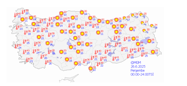 ANKARA HAVA DURUMU || 26 Haziran Ankara'da hava durumu nasıl olacak? Ankara 5 günlük hava durumu tahmini!