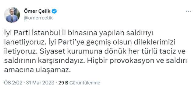 Son Dakika: İYİ Parti İstanbul İl Başkanlığı'na silahlı saldırı gerçekleştiren şahıs yakalandı