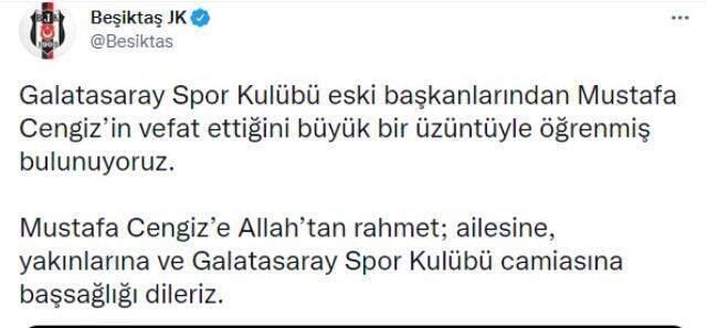 Son Dakika: Galatasaray eski başkanı Mustafa Cengiz vefat etti