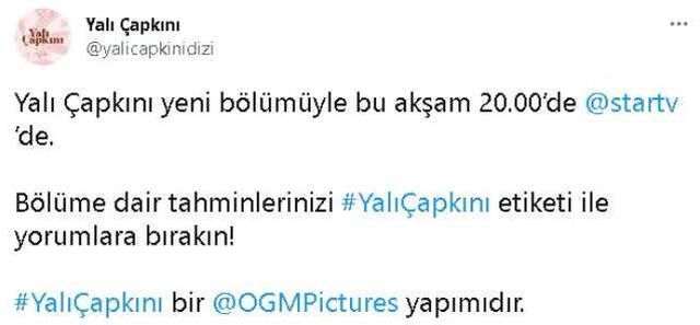 Yalı Çapkını bu akşam var mı yok mu? 6 Ocak Cuma Yalı Çapkını yeni bölümü var mı, ne zaman, saat kaçta? 6 OCAK 2023 CUMA STAR TV YAYIN AKIŞI!