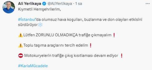 İstanbul karlar altında! Anadolu Yakası beyaz örtüyle kaplandı, valilikten uyarı geldi
