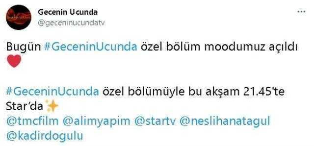 Gecenin Ucunda yeni bölüm yok mu, neden yok? 3 Ocak 2023 Gecenin Ucunda yeni bölüm bu akşam var mı, yok mu? Gecenin Ucunda yeni bölüm bu hafta yok mu?