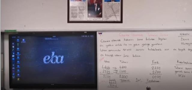 Teröristlerin katlettiği Ayşenur öğretmenin tahtaya yazdığı son not görüntülendi