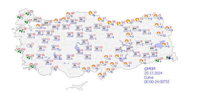 20 Aralık Ankara hava durumu | Ankara'da hava nasıl olacak, kar yağacak mı? Ankara günlük ve 5 günlük hava durumu tahmini!
