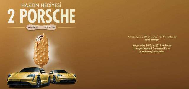 Magnum çekiliş ne zaman? 2021 Magnum dondurma Porsche çekiliş sonucu açıklandı mı?
