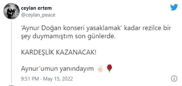 Aynur Doğan'ın konserinin iptal edilmesine bir tepki de Ahmet Davutoğlu'ndan: Hangi akla hizmetle Kürtçe müziği yasaklamaya kalkarsınız!