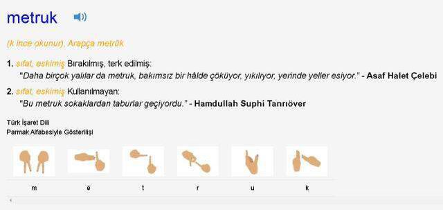 Metruk ne demek? TDK'ya göre metruk nedir, ne demek? Metruk ne anlama geliyor?
