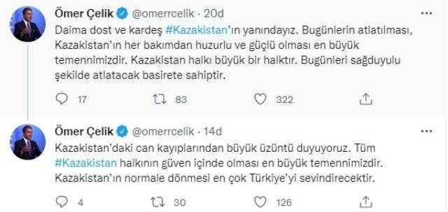 Son Dakika: Türkiye'den Kazakistan'daki olaylarla ilgili ilk mesaj: Daima dost ve kardeş Kazakistan'ın yanındayız