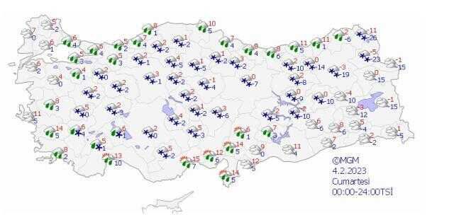 Hafta sonu yağmur var mı? Bu hafta sonu yağmur yağacak mı? 4-5 Şubat hava yağmurlu mu? 4-5 Şubat hafta sonu hava durumu nasıl olacak?