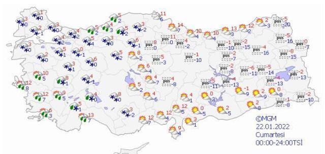 Meteoroloji'den 19 ile kuvvetli kar yağışı uyarısı