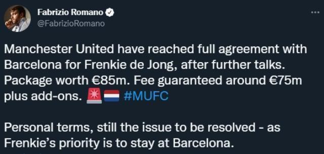 Manchester United'dan gövde gösterisi! Frenkie De Jong'u astronomik bedelle transfer ediyorlar