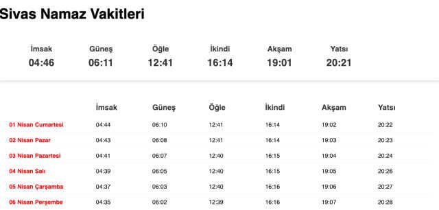 Yozgat, Sivas, Van sahur ne zaman, saat kaçta? 31 Mart Yozgat, Van, Sivas imsak vakti! Van, Yozgat, Sivas sabah ezanı saat kaçta okunuyor?