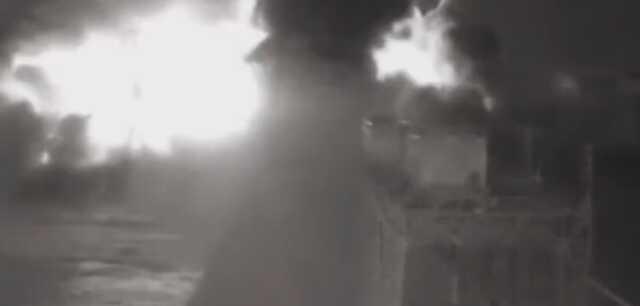 Nova Kakhovka barajının vurulma anı görüntüleri ortaya çıktı