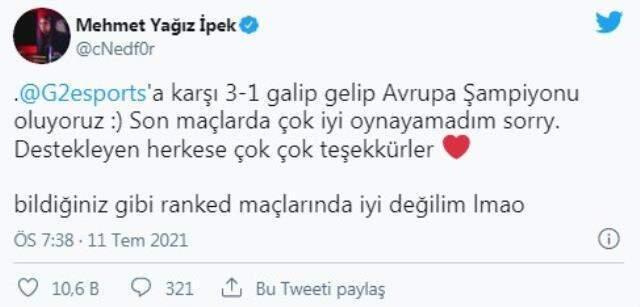 cNed VALORANT Avrupa Şampiyonu oldu!