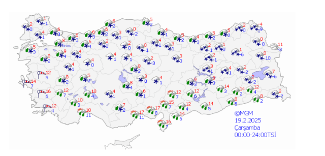 ANKARA HAVA DURUMU | 19 Şubat Çarşamba Ankara'da hava nasıl olacak? Ankara günlük ve 5 günlük hava durumu tahmini!
