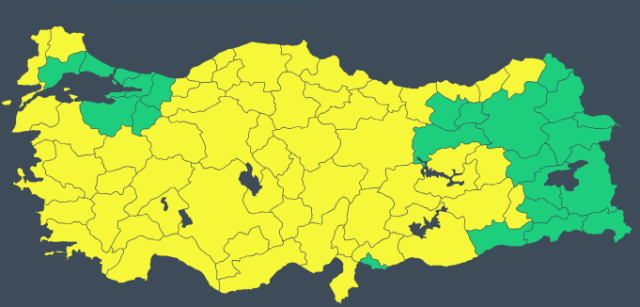 60 ilde sarı alarm! İstanbul'a kar geliyor