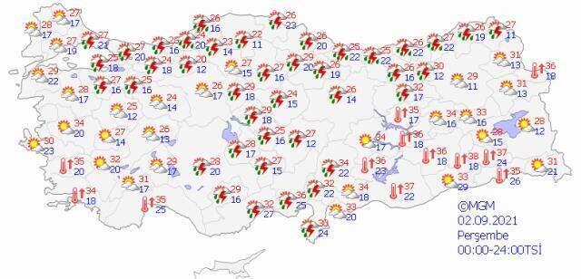Meteoroloji perşembe günü için uyardı! Tam 41 kente sağanak yağış geliyor