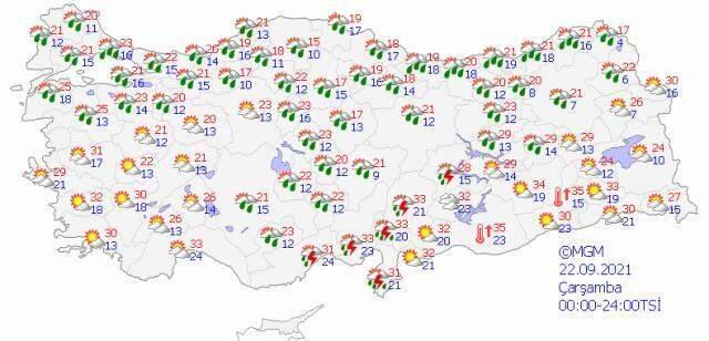 Meteoroloji 'Çok tedbirli olmalı' diyerek uyardı! Bugün için 11 ilde turuncu ve sarı kodlu alarm verildi