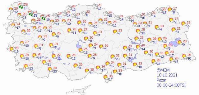 Meteoroloji 5 günlük hava tahmin raporunu açıkladı! Marmara Bölgesi yağmura teslim olacak
