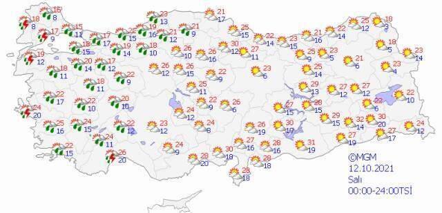 Meteoroloji 5 günlük hava tahmin raporunu açıkladı! Marmara Bölgesi yağmura teslim olacak