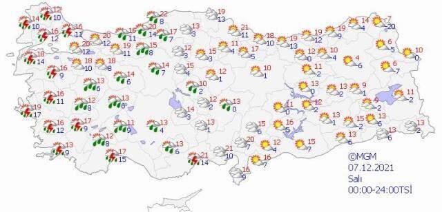 Meteoroloji 6 Aralık tarihli raporunu yayımladı! Çarşamba günü 12 ilde yoğun kar yağışı bekleniyor