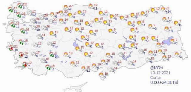 Meteoroloji 6 Aralık tarihli raporunu yayımladı! Çarşamba günü 12 ilde yoğun kar yağışı bekleniyor