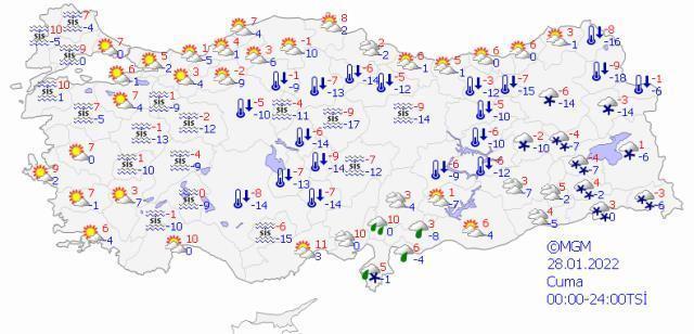 Meteoroloji'den 24 il için turuncu, 9 il için ise sarı kodlu uyarı