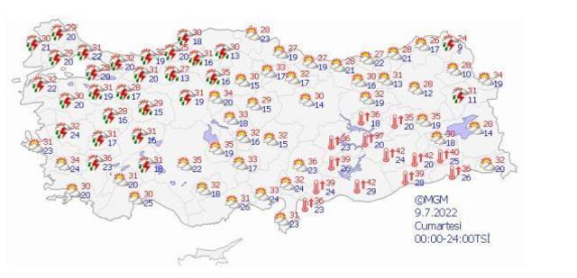 Kurban Bayramı'nda hava nasıl olacak? Meteoroloji'den 10 ile sarı uyarı