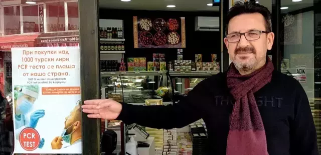 Edirne esnafından Bulgarlara yönelik kampanya! Bin TL'lik alışveriş yapanın test masrafını karşılayacaklar