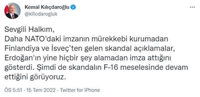 ABD'nin F-16 kararı sonrası Kılıçdaroğlu'ndan sert tepki! Merve Kavakçı'nın kızı üzerinden Erdoğan'a yüklendi