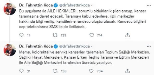 Kanser taraması randevu sistemi aile hekimlerinin kullanımına açıldı