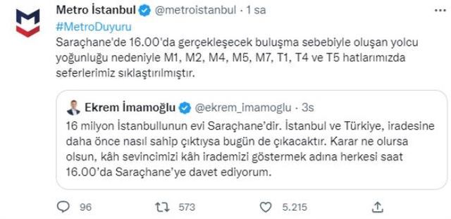 İmamoğlu'nun daveti sonrası İBB binasının önü mahşer yerine döndü