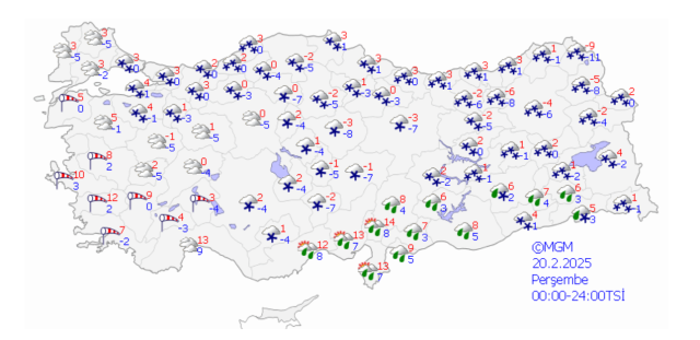 ANKARA HAVA DURUMU | 21 Şubat Cuma Ankara'da hava nasıl olacak? Ankara günlük ve 5 günlük hava durumu tahmini!